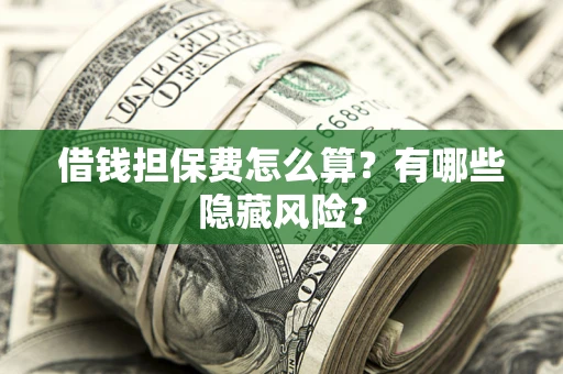 武汉借钱担保费怎么算？有哪些隐藏风险？