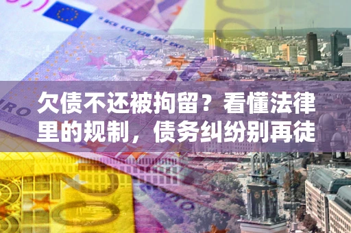 武汉欠债不还被拘留？看懂法律里的规制，债务纠纷别再徒劳奔波
