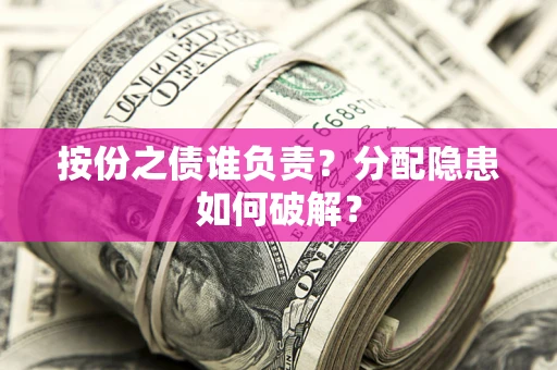 武汉按份之债谁负责？分配隐患如何破解？