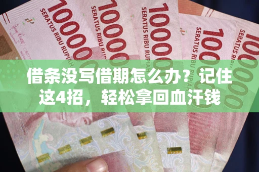 武汉借条没写借期怎么办？记住这4招，轻松拿回血汗钱