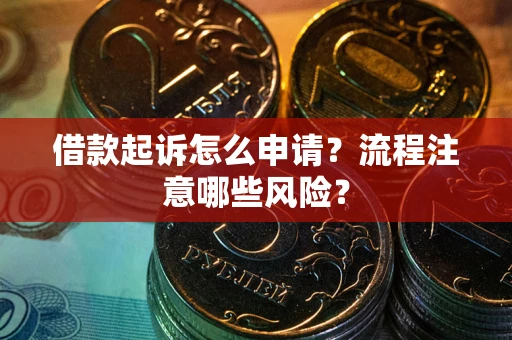 武汉借款起诉怎么申请？流程注意哪些风险？