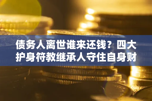 武汉债务人离世谁来还钱？四大护身符教继承人守住自身财产